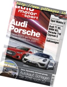 Auto Motor und Sport – 8 Dezember 2016