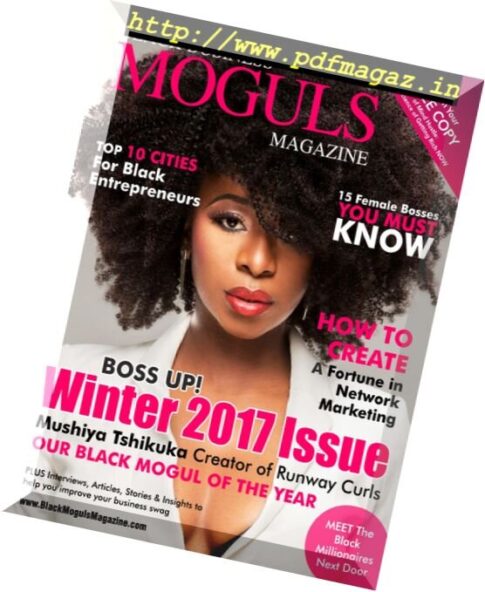 Black Moguls Magazine — Winter 2017