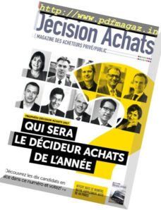 Decision Achats – Novembre 2016 – Janvier 2017