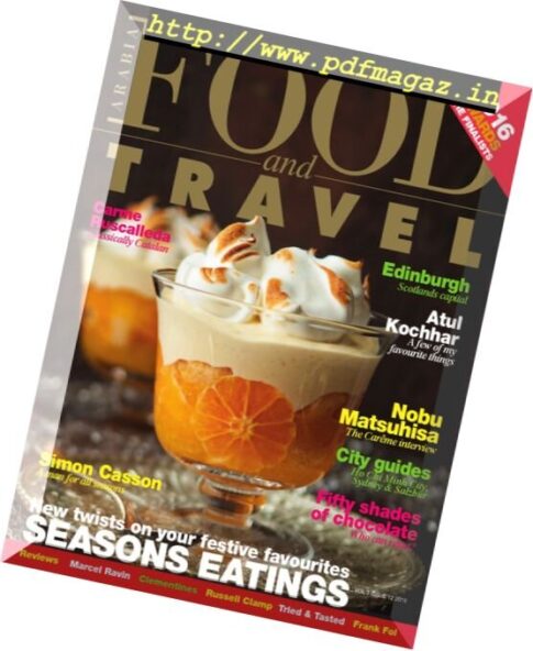 Food and Travel Arabia – Vol3 – Issue 12, 2016
