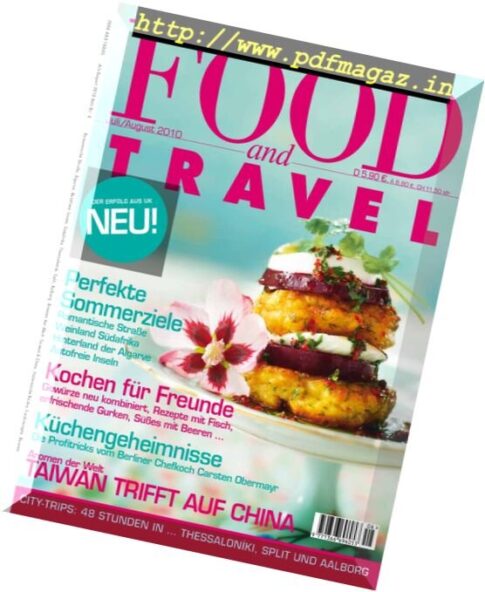 Food and Travel – Juli-August 2010