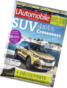 L’Automobile Magazine – Hors-Serie – Suv 4×4 & Crossovers 2017