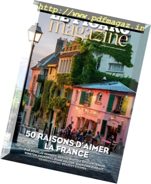 Le Figaro Magazine – 30 Decembre 2016