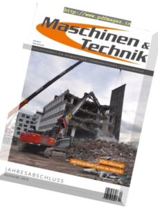 Maschinen &Technik — Dezember 2016 — Januar 2017