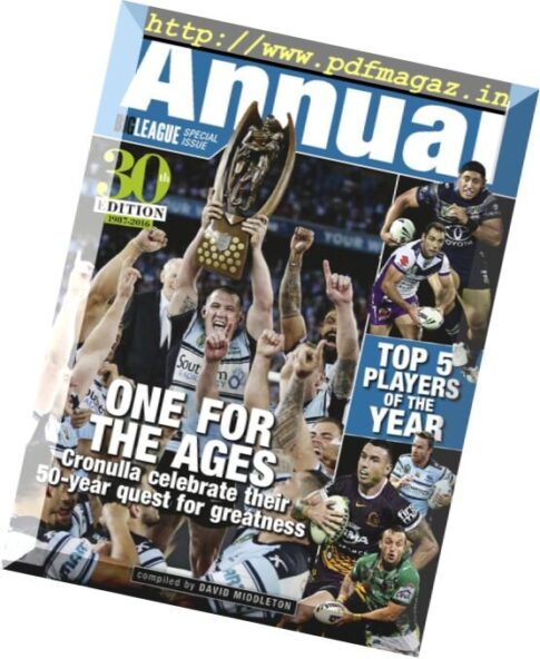 Official Rugby League Annual — 2016