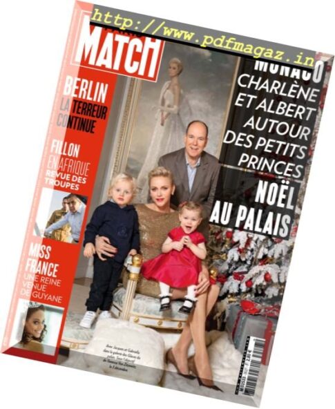 Paris Match – 22 au 28 Decembre 2016