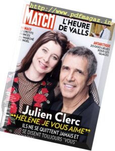 Paris Match – 8 au 14 Decembre 2016
