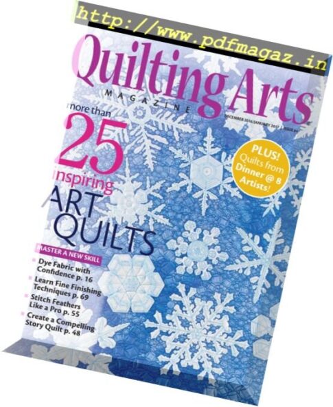 Quilting Arts Magazine — December 2016 — January 2017