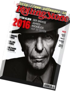 Rolling Stone Germany — Januar 2017