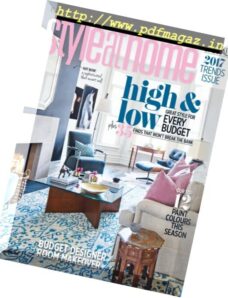 Style at Home Canada – January 2017