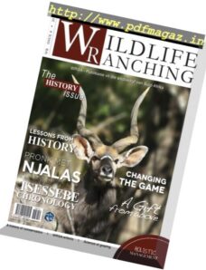 Wildlife Ranching Magazine – Issue 6, 2016