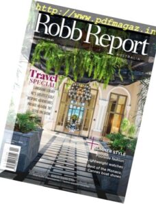 Robb Report Australia – January 2017