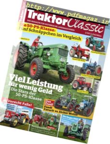 Traktor Classic – Februar-Marz 2017