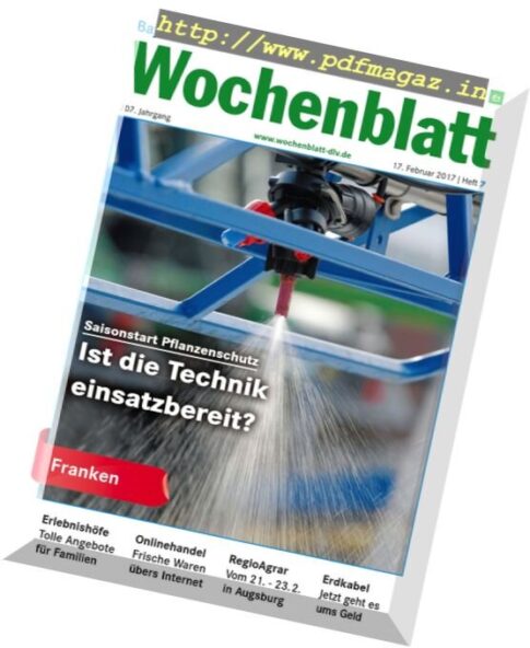 Bayerisches Landwirtschaftliches Wochenblatt — 17 Februar 2017