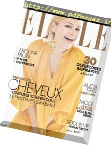 Elle Quebec – Mars 2017