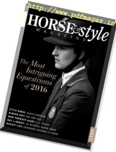 Horse & Style Magazine – January-February 2017