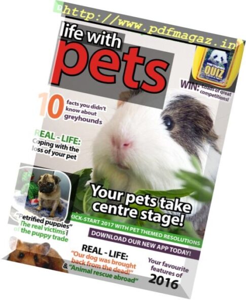 Life With Pets — January-March 2017