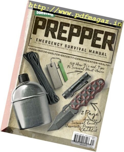 American Survival Guide – Prepper Survival Field Manual – Spring 2017