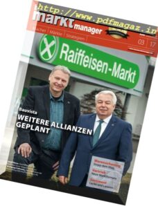 Bau Markt Manager — Marz 2017