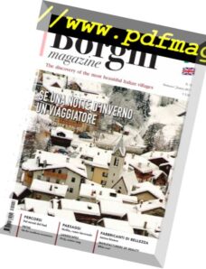 Borghi Magazine – Gennaio 2017