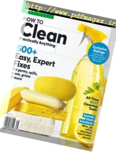 Consumer Reports – How to Clean – May 2017
