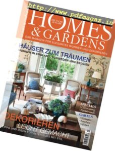 Homes & Gardens Germany — Marz-April 2017