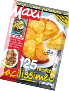Maxi – Hors-Serie Cuisine – Fevrier-Mars 2017