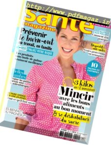 Sante Magazine – Avril 2017