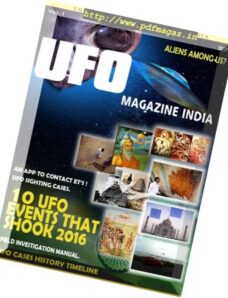 UFO Magazine — of India N 1, January 2017