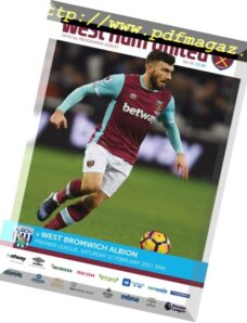 West Ham United v West Bromwich Albion — 11 February 2017