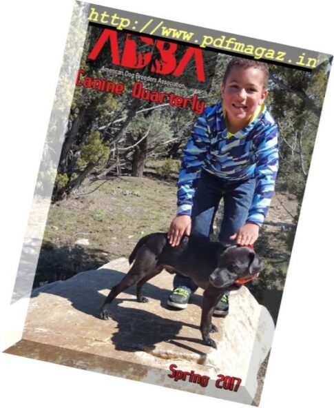 ADBA Canine Quarterly — Spring 2017