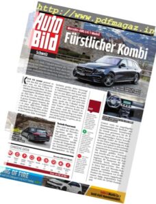 Auto Bild Schweiz – 7 April 2017