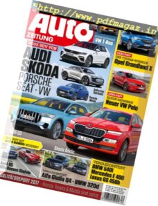Auto Zeitung – 19 April 2017