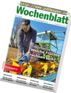 Bayerisches Landwirtschaftliches Wochenblatt — 24 Marz 2017