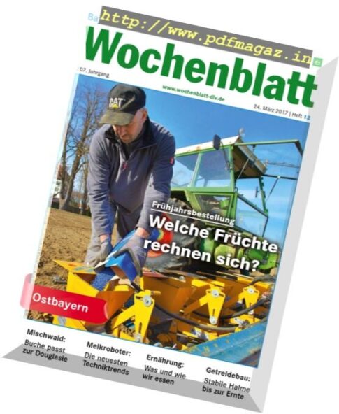Bayerisches Landwirtschaftliches Wochenblatt – 24 Marz 2017