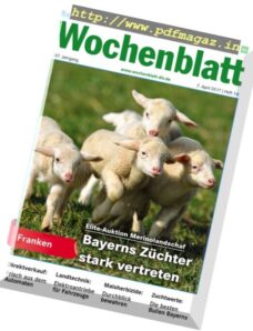 Bayerisches Landwirtschaftliches Wochenblatt – 7 April 2017