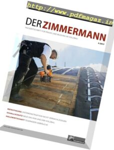 Der Zimmermann – Nr.3, 2017
