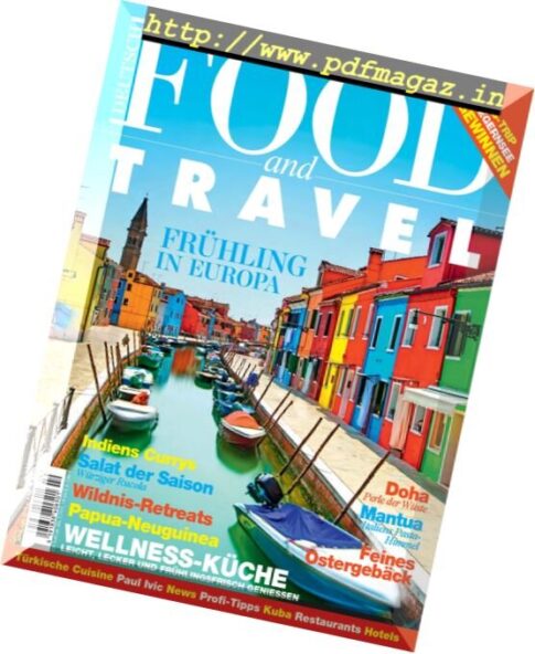 Food and Travel Germany — April-Mai 2017