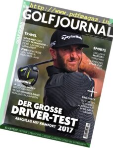 Golf Journal – April 2017