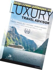 Luxury Travel Advisor — April 2017