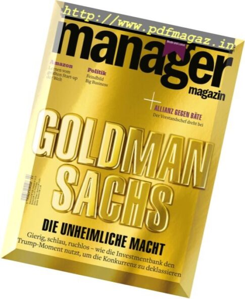 Manager Magazin — April 2017