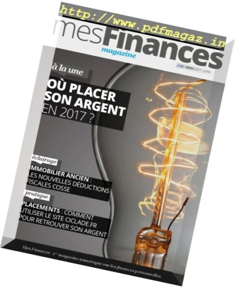 Mes Finances Magazine – Mars 2017