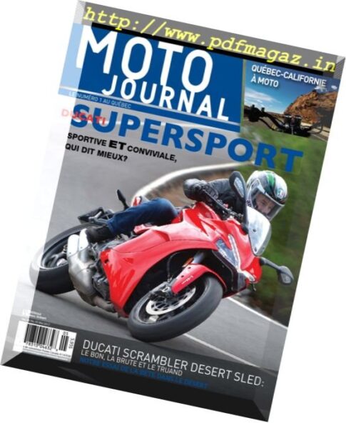 Moto Journal Quebec – Mai 2017