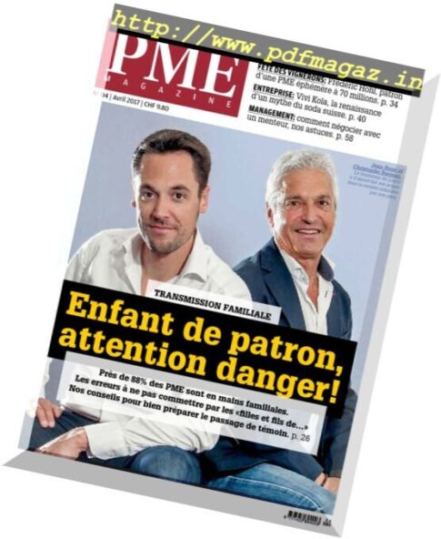 PME Magazine – Avril 2017