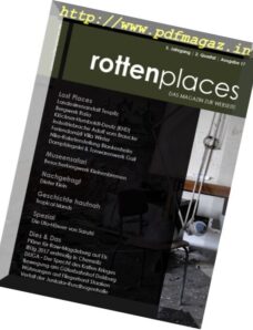 Rottenplaces Magazin – Nr. 2, 2017