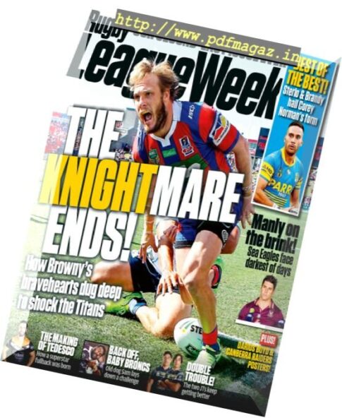 Rugby League Week – 16 March 2017
