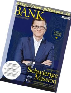 Schweizer Bank – Mai 2017