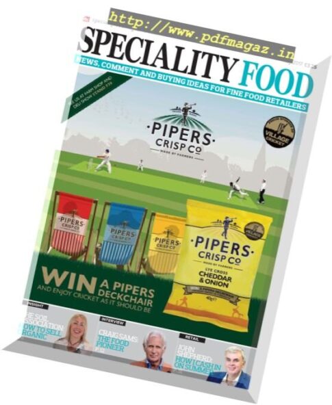 Speciality Food — May 2017