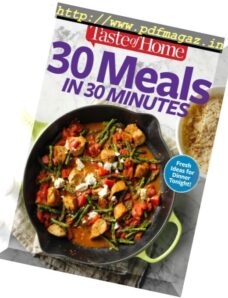 30 Meals in 30 Minutes – April 2017