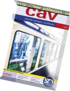 CAV Chemie Anlagen Verfahren – Nr.5, 2017